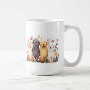 Cute Pet Lover Illustration Coffee Mug