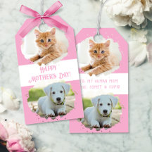 Cute Pet Lovers Personalised Two Photos Pink