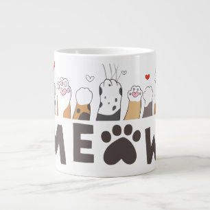 Cute Pet Paw Love Mug