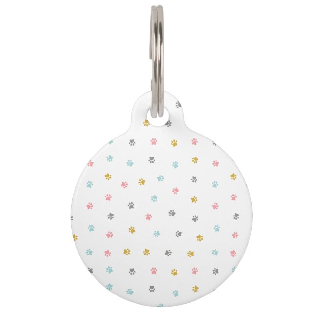 Cute Pet Paws Tag (Front)