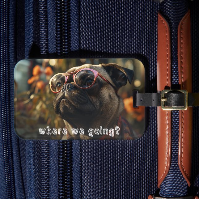 Cute Pet Photo  Luggage Tag (Front Insitu 4)