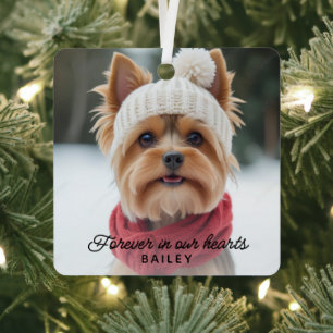 Cute Pet Photo Sympathy Ornament