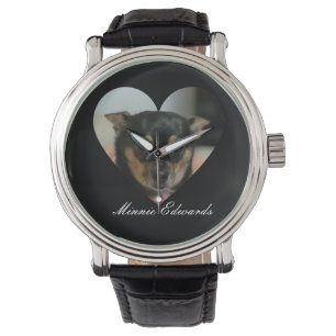 Cute Pet Watch  Custom Photo & Name Wrist Watch