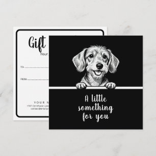 Cute Pets Minimalistic Design - Dog 1 Card