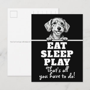 Cute Pets Minimalistic Design - Dog 1 Postcard