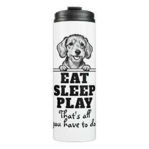 Cute Pets Minimalistic Design - Dog 1 Thermal Tumbler