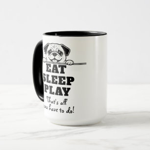 Cute Pets Minimalistic Design - Dog 2 Mug