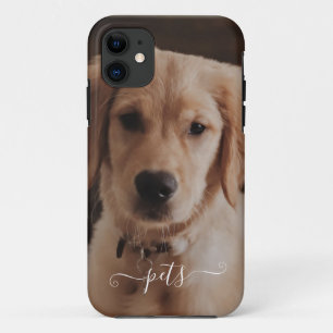 Cute pets photo for remember  iPhone 11 case