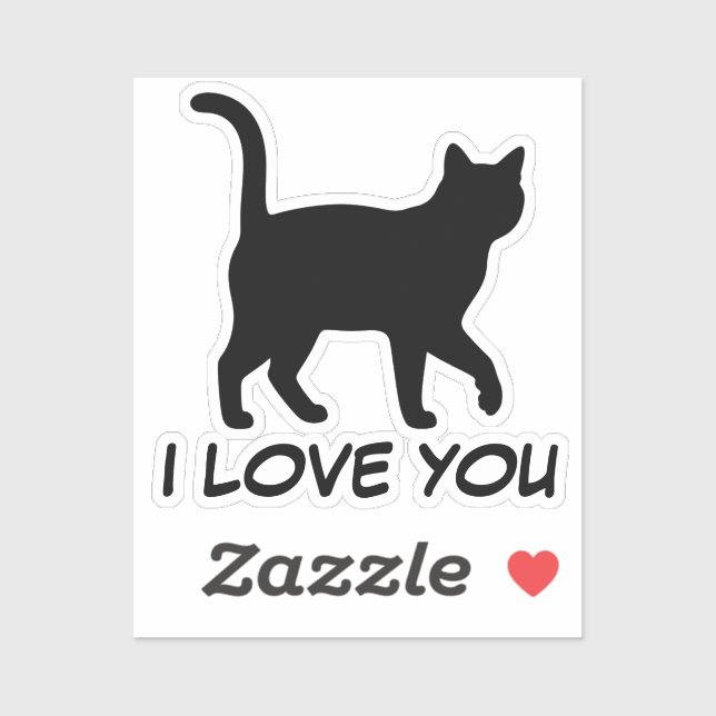 Cute Pets Silhouettes Design - Cats 1 + text (Sheet)