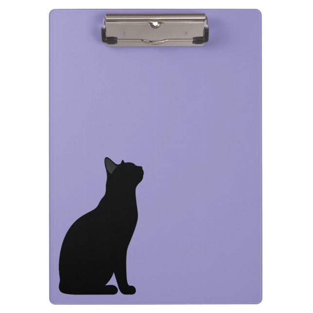 Cute Pets Silhouettes Design - Cats 1 + text Clipboard (Front)