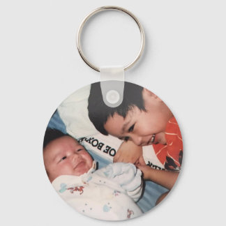 Cute Photo Baby Family Keychain