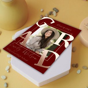 Cute Photo Class of 2025 Graduation Announcement