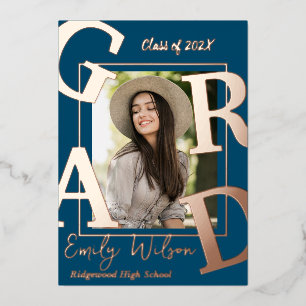 Cute Photo Class of 2026 Graduation Announcement