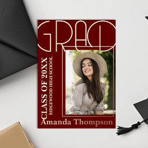 Cute Photo Class of 2026 Graduation Announcement