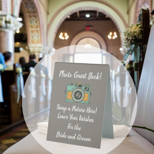 Cute Photo Guest Book Instructions
