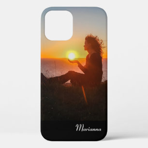 Cute Photo Personalised Name Tough iPhone Case