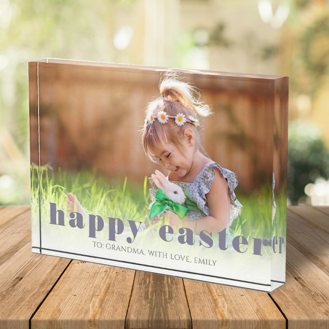 Cute Photo Template Happy Easter Minimalist  Block (Creator Uploaded)