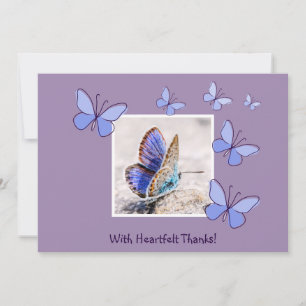 Cute Photo - With Heartfelt Thanks! Thank You Card