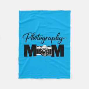 Cute Photography Mum For Women Mothers Day Fleece Blanket