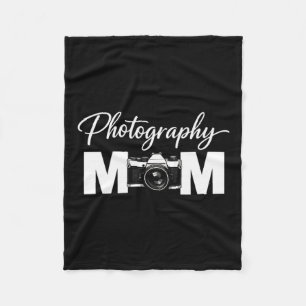 Cute Photography Mum For Women Mothers Day Fleece Blanket