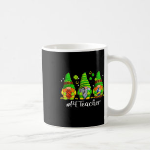 Cute Physical Education Pe Teacher Gnome St Patric Coffee Mug