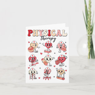 Cute Physical Therapy Valentine's Day Pt Pta Pedia Card