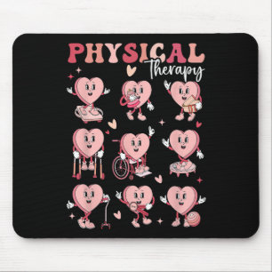 Cute Physical Therapy Valentine's Day Pt Pta Pedia Mouse Pad