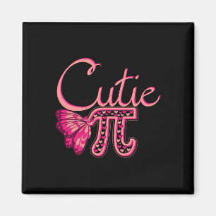 Cute Pi Butterfly Math Holiday Mathematics Funny P Magnet