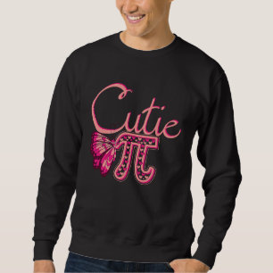 Cute Pi Butterfly Math Holiday Mathematics  Pi Day Sweatshirt