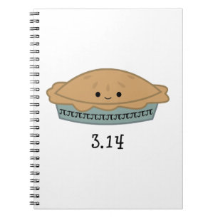 Cute Pi Day 3.14 Notebook