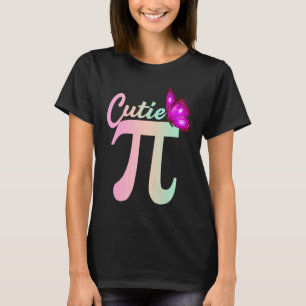 Cute Pi Day Math Day Teacher Women girls Cutie Pi  T-Shirt