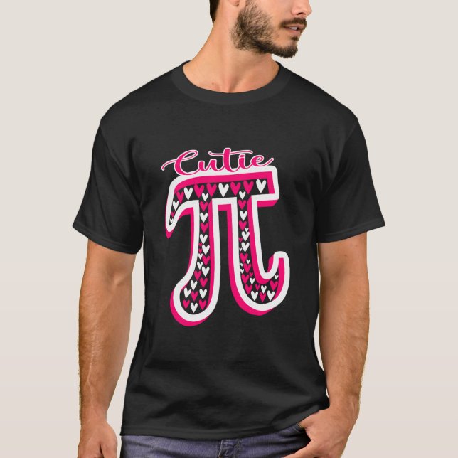 Cute Pi Day Math Day Teacher Women girls Cutie Pi  T-Shirt (Front)