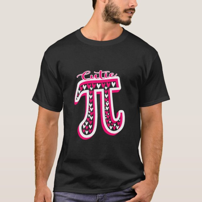 Cute Pi Day Math Day Teacher Women girls Cutie Pi  T-Shirt (Front)