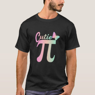 Cute Pi Day Math Day Teacher Women girls Cutie Pi  T-Shirt
