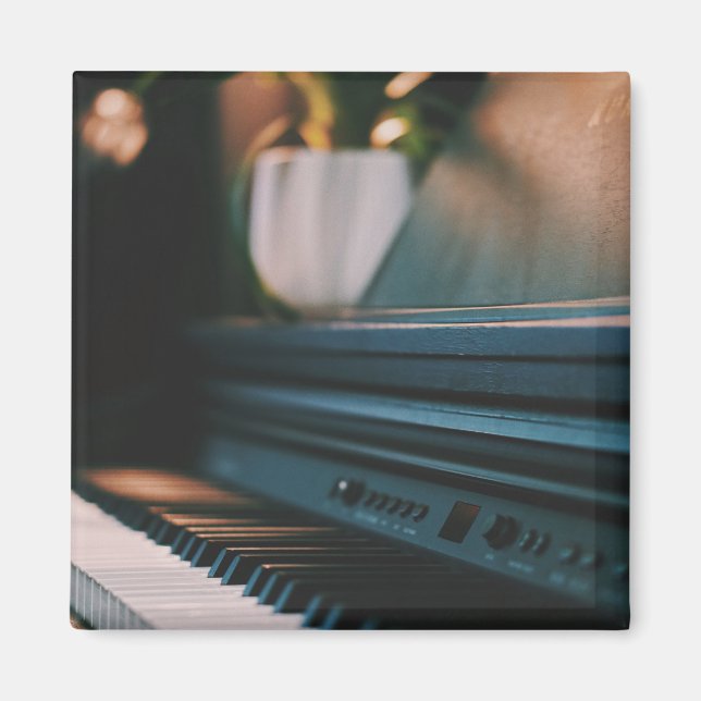 Cute Piano Artwork Magnet (Front)