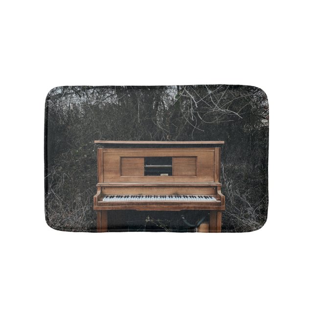 Cute Piano Bath Mat (Front)