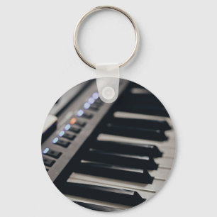 Cute Piano Design Key Ring