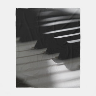 Cute Piano Fleece Blanket