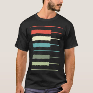 Cute Piano Music Piano Tie Keyboard Player Musicia T-Shirt