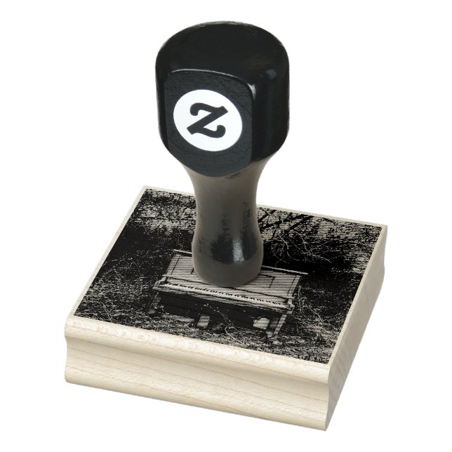 Cute Piano Rubber Stamp (Stamp)