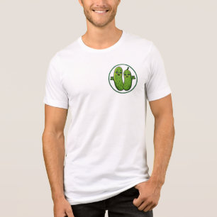 Cute Pickle Couple Funny Kawaii Pickles T-Shirt fo Tri-Blend Shirt