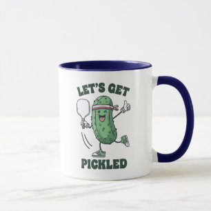 Cute Pickleball Character Funny Saying Mug