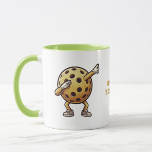 Cute Pickleball Dabbing Sports Lover Paddleball Mug
