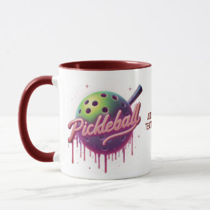Cute Pickleball Dripping Planet For Sports Lover Mug