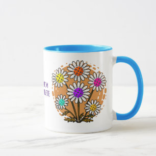 Cute Pickleball Flower Cute Floral Pickleball Mug