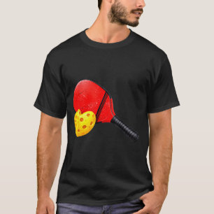 Cute pickleball heart happy valentines boys women T-Shirt