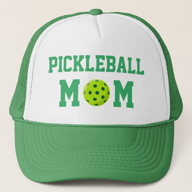 Cute Pickleball Mum Trucker Hat (Front)