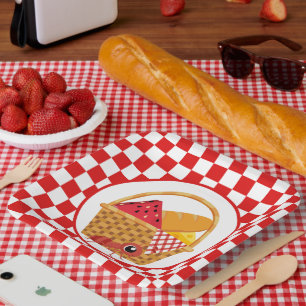 cute picnic ant party paper plates