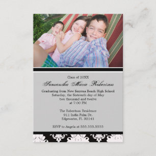 Cute Picture Graduation Party Invite