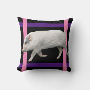 Cute Picture of a Pig Cushion
